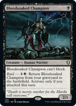 Image for Bloodsoaked Champion (Commander Legends: Battle for Baldur's Gate) (740) - Magic: The Gathering