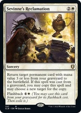 Image for Sevinne's Reclamation (Commander Legends: Battle for Baldur's Gate) (707) - Magic: The Gathering