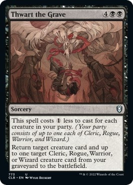 Image for Thwart the Grave (Commander Legends: Battle for Baldur's Gate) (773) - Magic: The Gathering