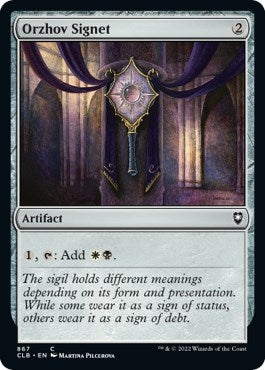 Image for Orzhov Signet (Commander Legends: Battle for Baldur's Gate) (867) - Magic: The Gathering
