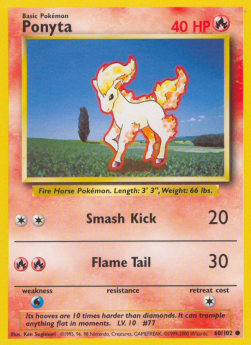 Ponyta - Base Set (Common) [BS-60]