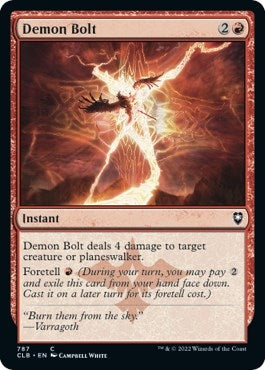 Image for Demon Bolt (Commander Legends: Battle for Baldur's Gate) (787) - Magic: The Gathering