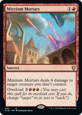 Image for Mizzium Mortars (Commander Legends: Battle for Baldur's Gate) (803) - Magic: The Gathering