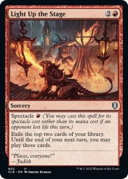 Image for Light Up the Stage (Commander Legends: Battle for Baldur's Gate) (802) - Magic: The Gathering