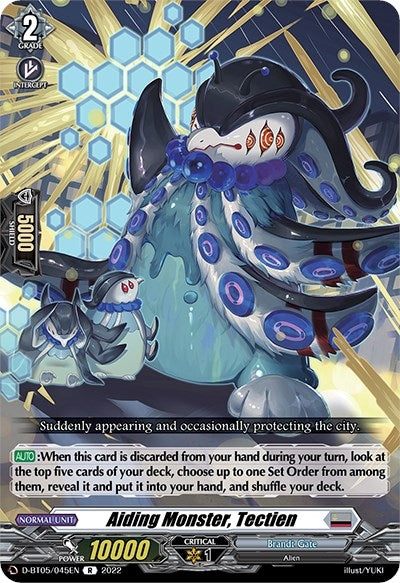 Image for Aiding Monster, Tectien (D-BT05: Triumphant Return of the Brave Heroes) (D-BT05/045EN) - Cardfight Vanguard