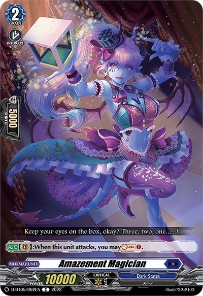 Image for Amazement Magician (D-BT05: Triumphant Return of the Brave Heroes) (D-BT05/062EN) - Cardfight Vanguard