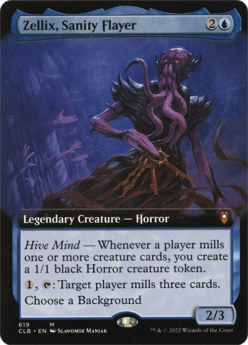 Image for Zellix, Sanity Flayer (Extended Art) (Commander Legends: Battle for Baldur's Gate) (619) - Magic: The Gathering