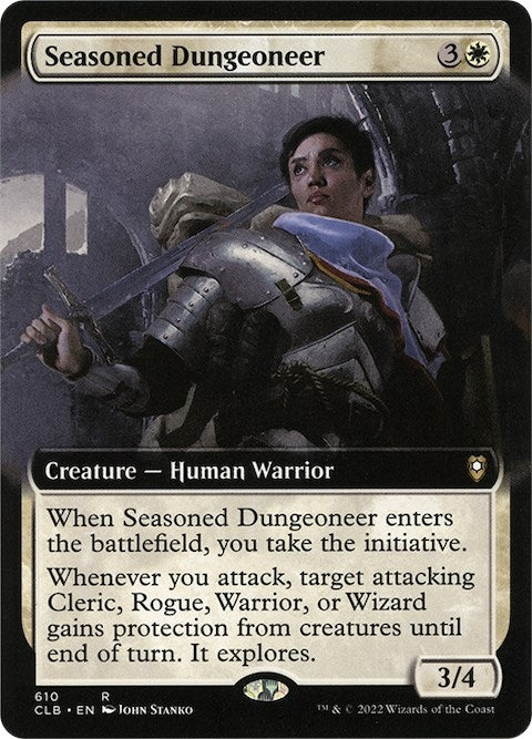 Image for Seasoned Dungeoneer (Extended Art) (Commander Legends: Battle for Baldur's Gate) (610) - Magic: The Gathering
