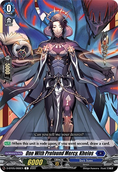Image for One With Profound Mercy, Kheios (D-BT05: Triumphant Return of the Brave Heroes) (D-BT05/066EN) - Cardfight Vanguard
