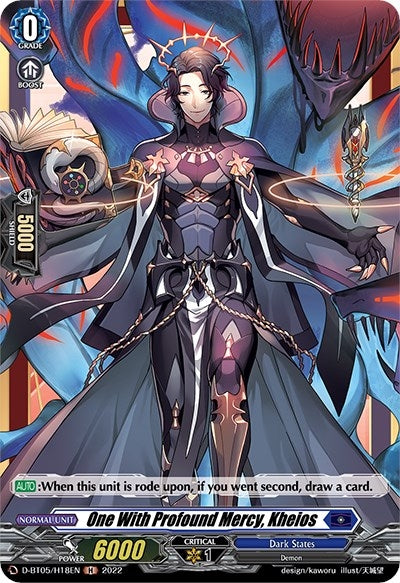 Image for One With Profound Mercy, Kheios (Holo) (D-BT05: Triumphant Return of the Brave Heroes) (D-BT05/H18EN) - Cardfight Vanguard