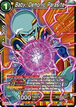 Image for Baby, Demonic Parasite (Tournament Pack Vol. 8) (Tournament Promotion Cards) (P-388) - Dragon Ball Super: Masters
