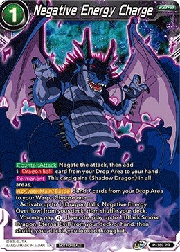 Image for Negative Energy Charge (Tournament Pack Vol. 8) (Tournament Promotion Cards) (P-389) - Dragon Ball Super: Masters