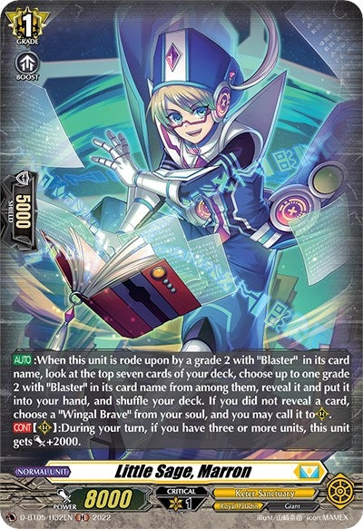 Image for Little Sage, Marron (Holo) (D-BT05: Triumphant Return of the Brave Heroes) (D-BT05/H32EN) - Cardfight Vanguard