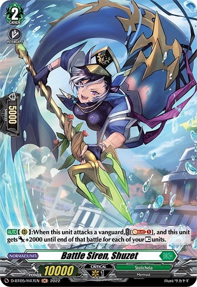 Image for Battle Siren, Shuzet (Holo) (D-BT05: Triumphant Return of the Brave Heroes) (D-BT05/H47EN) - Cardfight Vanguard
