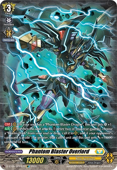 Image for Phantom Blaster Overlord (SP) (D-BT05: Triumphant Return of the Brave Heroes) (D-BT05/SP03EN) - Cardfight Vanguard
