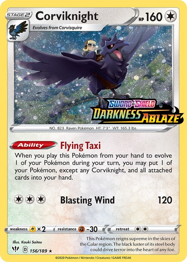 Image for Corviknight - 156/189 (Darkness Ablaze Stamped) (Miscellaneous Cards & Products) (156/189) - Pokemon