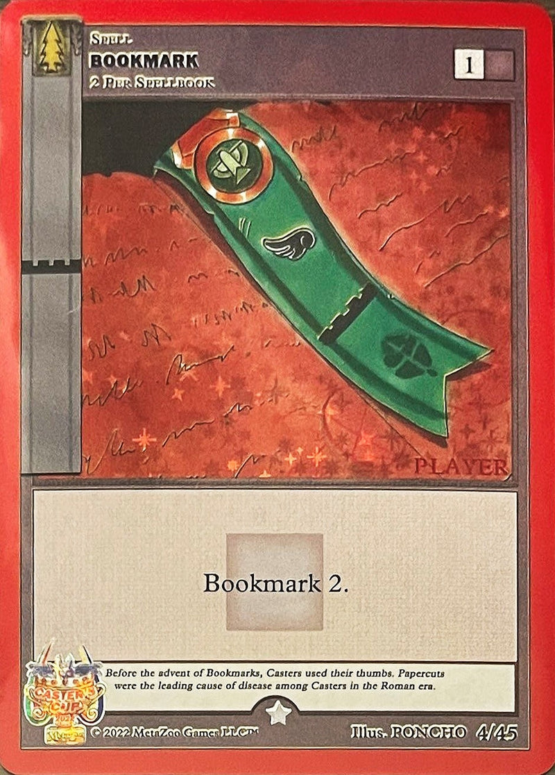 Image for Bookmark (Player Stamped) (Caster's Cup Promo Cards) (4/45) - MetaZoo