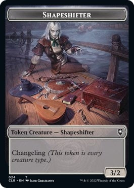 Image for Shapeshifter (024) // Shapeshifter (028) Double-Sided Token (Commander Legends: Battle for Baldur's Gate) (24 // 28) - Magic: The Gathering