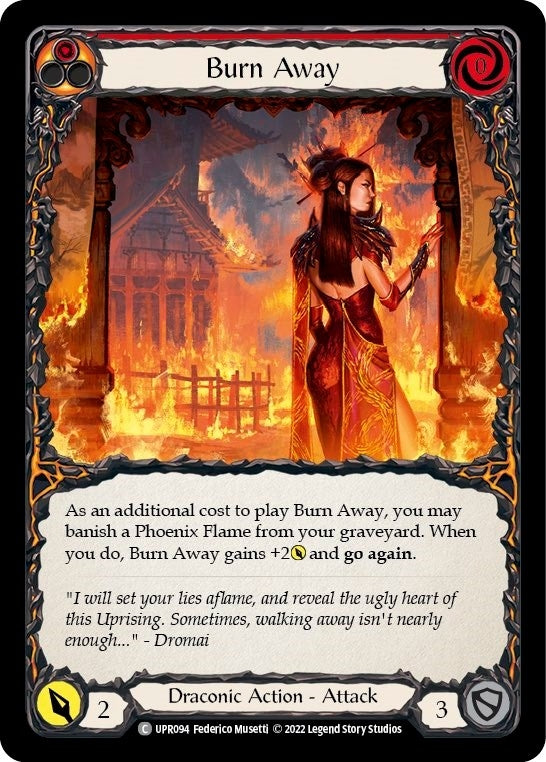 Image for Burn Away (Uprising) (UPR094) - Flesh and Blood TCG