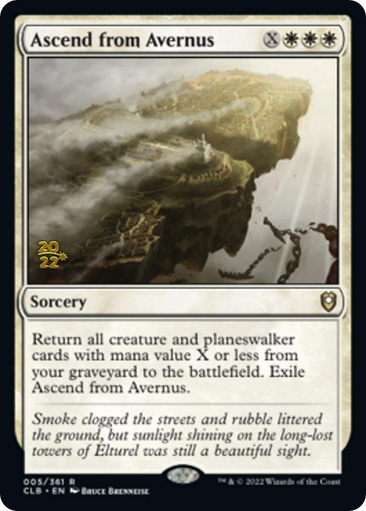 Image for Ascend from Avernus (Prerelease Cards) (5) - Magic: The Gathering