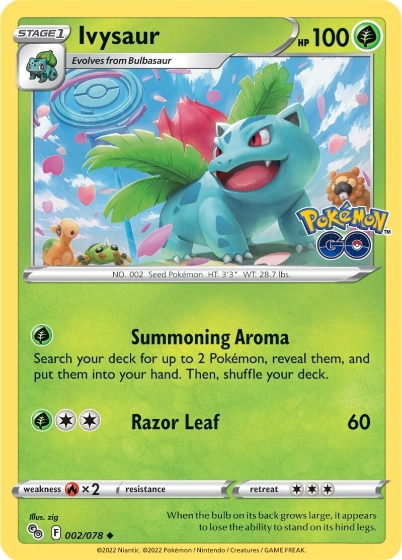 Image for Ivysaur (Pokemon GO) (002/078) - Pokemon
