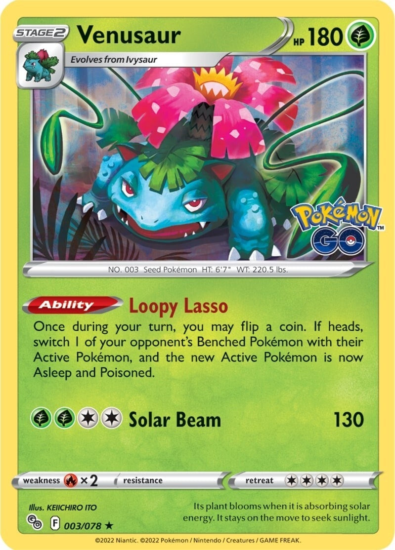 Image for Venusaur (Pokemon GO) (003/078) - Pokemon