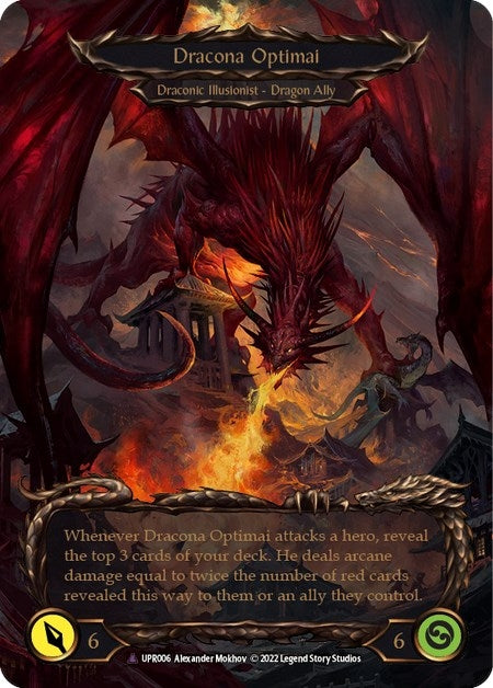 Image for Invoke Dracona Optimai // Dracona Optimai (Marvel) (Uprising) (UPR006) - Flesh and Blood TCG