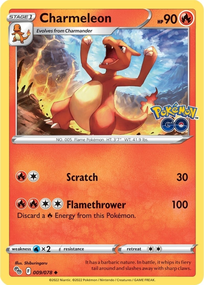 Image for Charmeleon (Pokemon GO) (009/078) - Pokemon