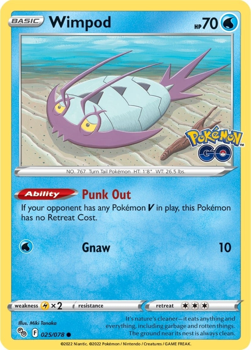 Image for Wimpod (Pokemon GO) (025/078) - Pokemon