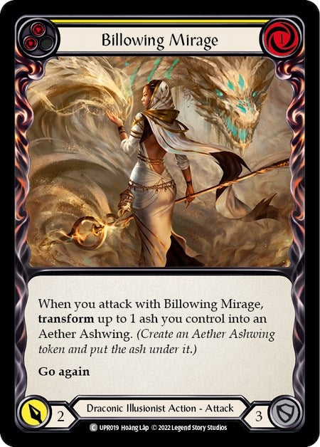 Image for Billowing Mirage (Yellow) (Uprising) (UPR019) - Flesh and Blood TCG