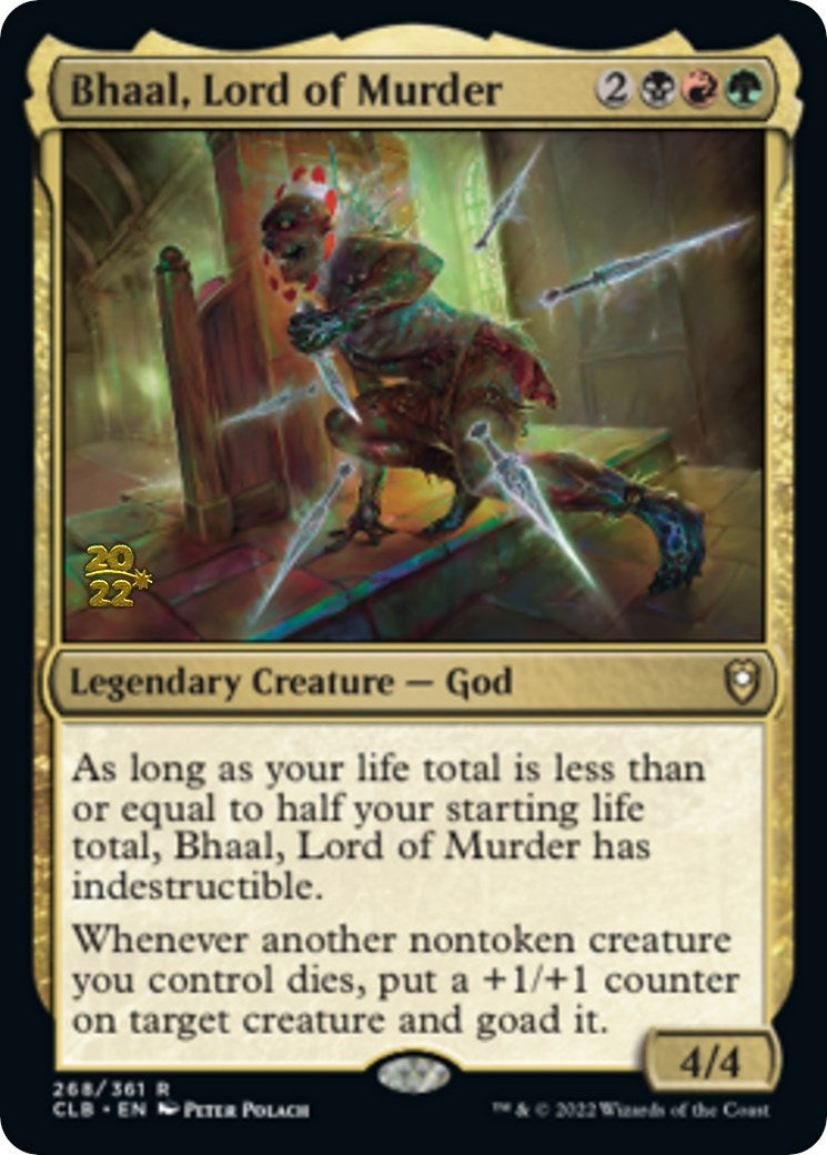 Image for Bhaal, Lord of Murder (Prerelease Cards) (268) - Magic: The Gathering