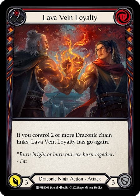 Image for Lava Vein Loyalty (Red) (Uprising) (UPR069) - Flesh and Blood TCG