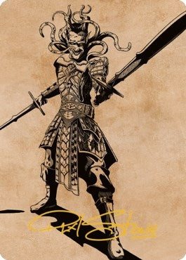 Image for Zevlor, Elturel Exile Art Card (78/81) (Gold-Stamped Signature) (Art Series: Commander Legends: Battle for Baldur's Gate) (78) - Magic: The Gathering