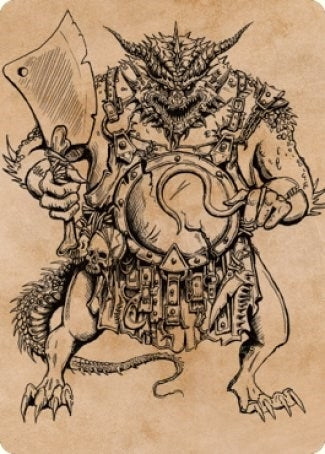 Image for Thrakkus the Butcher Art Card (Art Series: Commander Legends: Battle for Baldur's Gate) (77) - Magic: The Gathering