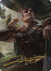 Image for Minsc & Boo, Timeless Heroes Art Card (38/81) (Gold-Stamped Signature) (Art Series: Commander Legends: Battle for Baldur's Gate) (38) - Magic: The Gathering