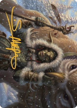 Image for Owlbear Shepherd Art Card (Gold-Stamped Signature) (Art Series: Commander Legends: Battle for Baldur's Gate) (35) - Magic: The Gathering