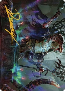 Image for Sivriss, Nightmare Speaker Art Card (32/81) (Gold-Stamped Signature) (Art Series: Commander Legends: Battle for Baldur's Gate) (32) - Magic: The Gathering