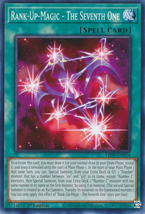 Image for Rank-Up-Magic - The Seventh One (Legendary Duelists: Duels From the Deep) (LED9-EN014) - YuGiOh