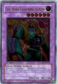 Image for Evil Hero Lightning Golem (UTR) (Gladiator's Assault) (GLAS-EN039) - YuGiOh