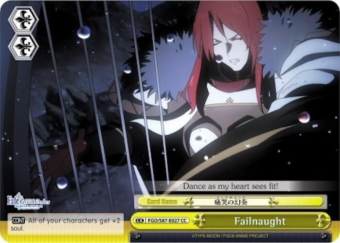 Image for Failnaught (Fate/Grand Order THE MOVIE Divine Realm of the Round Table: Camelot) (FGO/S87-E027 CC) - Weiss Schwarz
