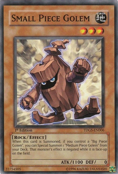 Image for Small Piece Golem (The Duelist Genesis) (TDGS-EN006) - YuGiOh