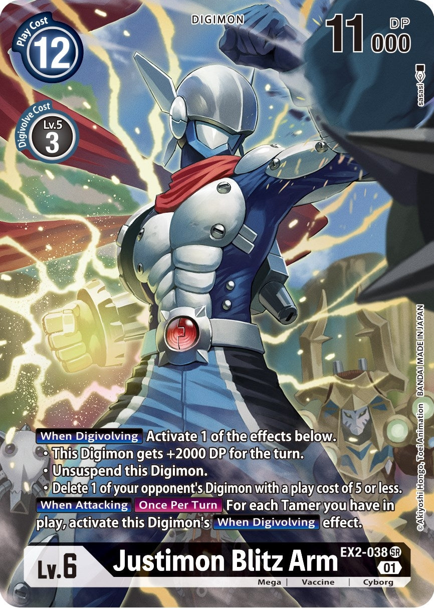 Image for Justimon Blitz Arm (Alternate Art) (EX02) (2038)