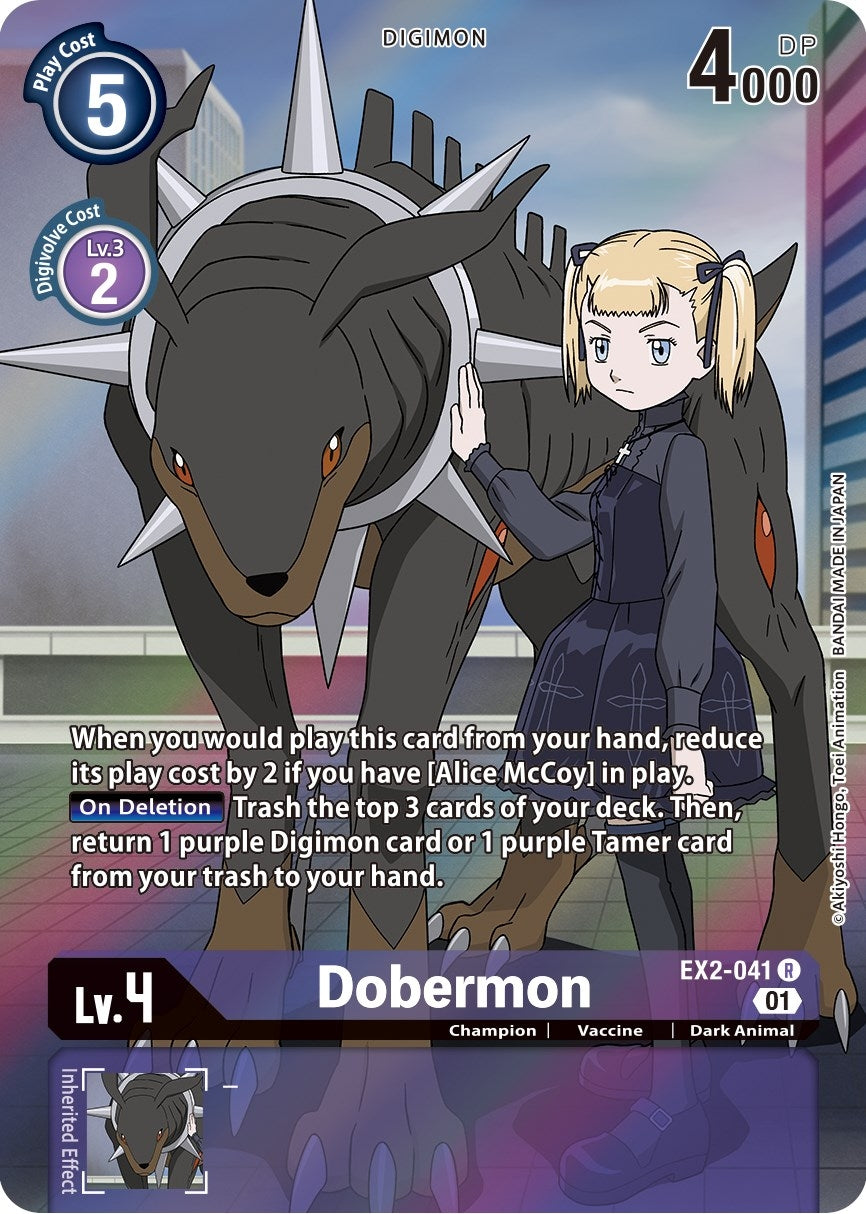 Image for Dobermon (Alternate Art) (EX02) (2041)