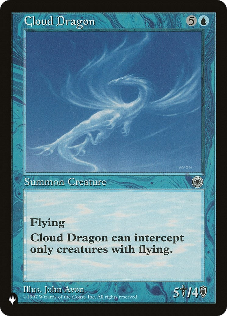Image for Cloud Dragon (The List Reprints) - Magic: The Gathering