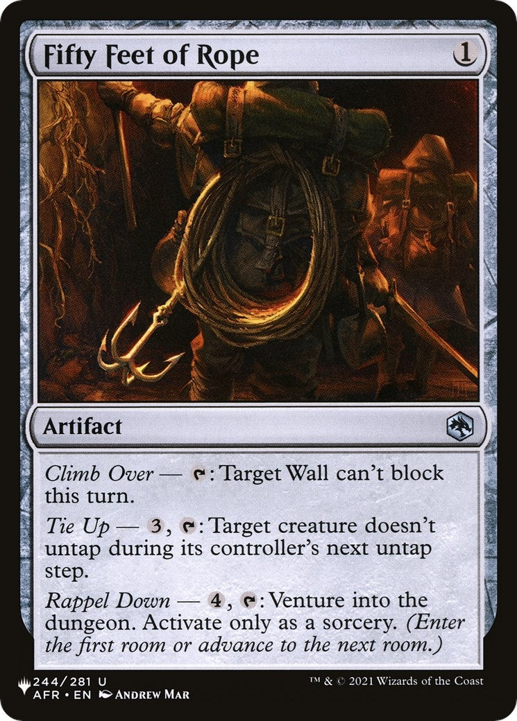 Image for Fifty Feet of Rope (The List Reprints) (244/281) - Magic: The Gathering