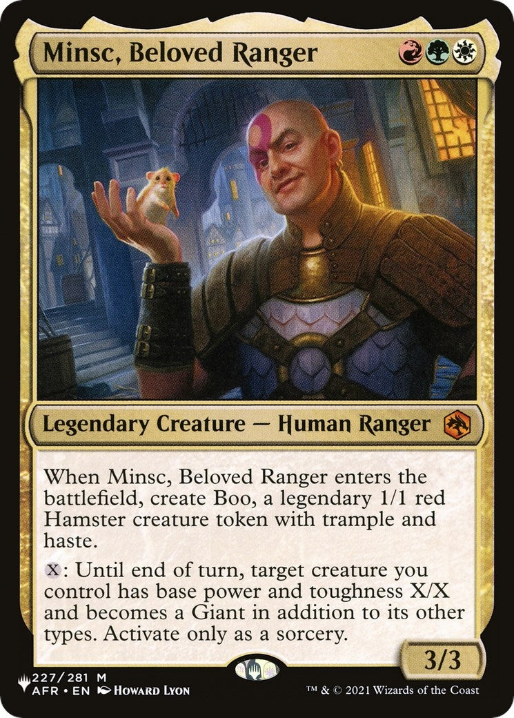 Image for Minsc, Beloved Ranger (The List Reprints) (227/281) - Magic: The Gathering