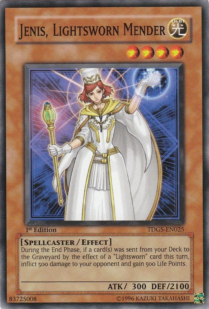 Image for Jenis, Lightsworn Mender (The Duelist Genesis) (TDGS-EN025) - YuGiOh