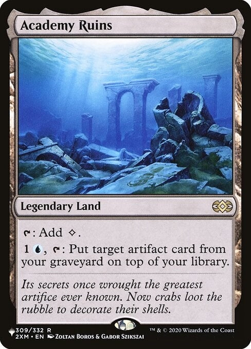 Image for Academy Ruins (The List Reprints) (309) - Magic: The Gathering