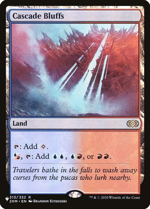 Image for Cascade Bluffs (The List Reprints) (313) - Magic: The Gathering