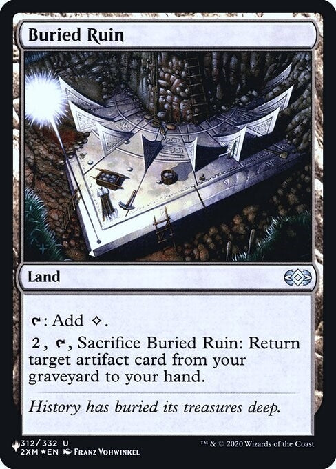 Image for Buried Ruin (The List Reprints) (312) - Magic: The Gathering